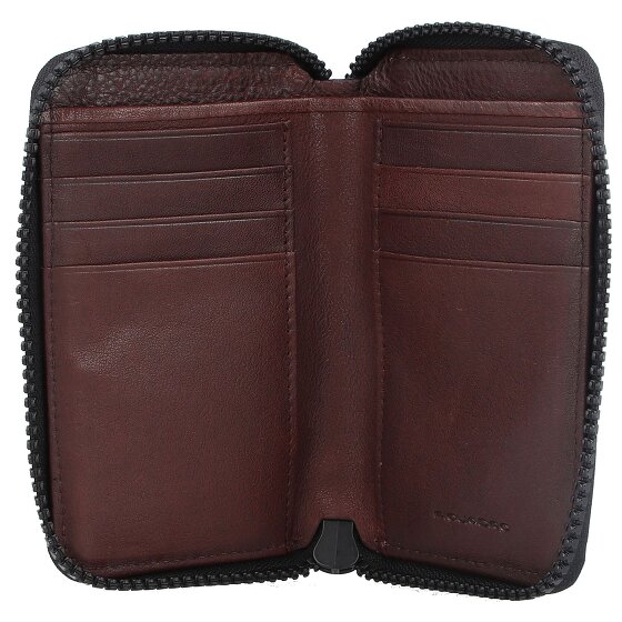 Piquadro Harper portemonnee leer 9 cm