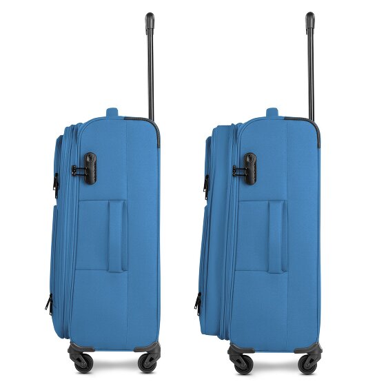 Smartbox Edition 04 4 wielen Kofferset 3-delig met uitbreidingsplooi