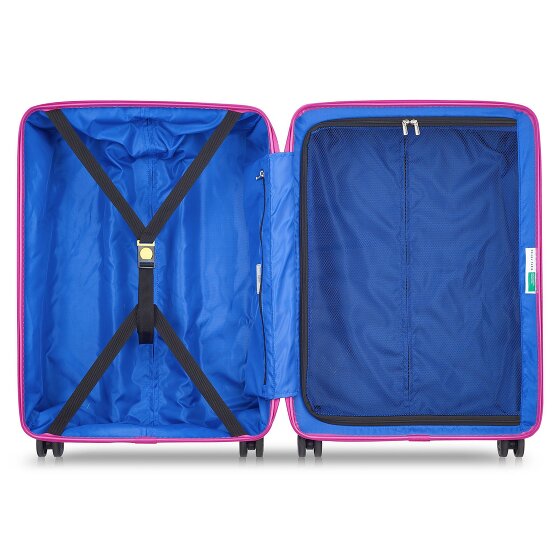 Delsey Paris x United Colors of Benetton Fabrica 4-wiel kofferset 3-delig.
