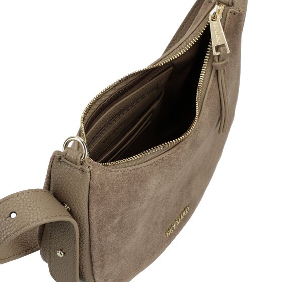 Hey Marly Lifetime Sister Suede Schoudertas Leer 25 cm