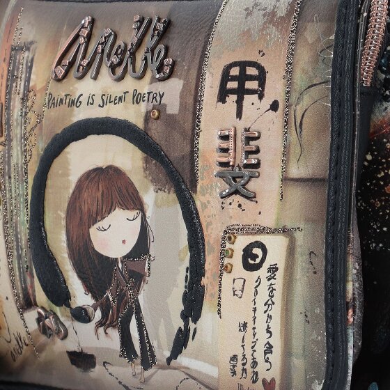 Anekke Shoen Black Schoudertas 21 cm