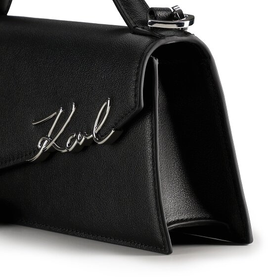 Karl Lagerfeld Signature Handtas Leer 24 cm