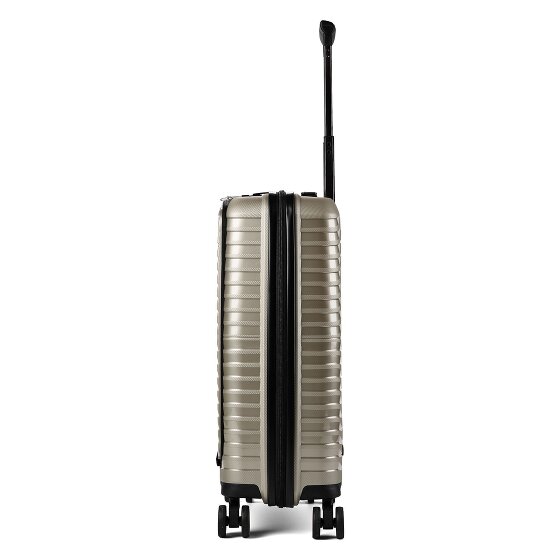 Stratic Bright + 4 wielen Cabinewagen 55 cm Laptopvak