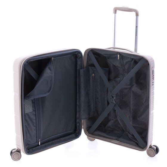 Gladiator 0800 4 wielen Cabinewagen 55 cm met uitbreidingsplooi