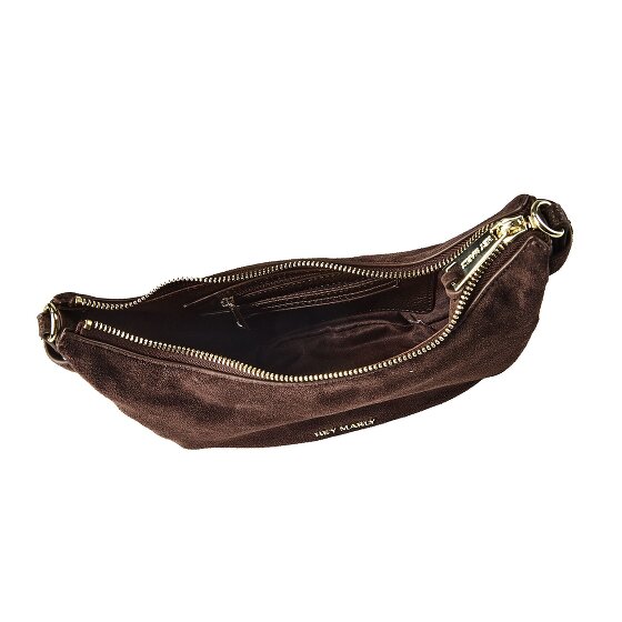 Hey Marly Lifetime Sister Suede Schoudertas Leder 25 cm