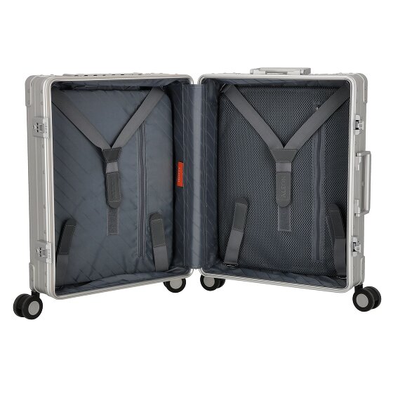 Aleon Binnenlandse handbagage: Cabinewagen van aluminium met 4 wielen, 53 cm, laptopvak
