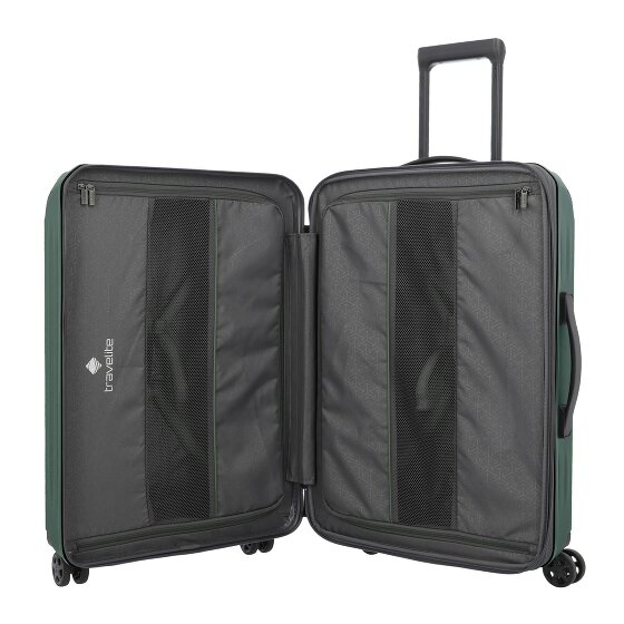 Travelite Dynamiic 4 wielen Kofferset 3-delig met uitbreidingsplooi