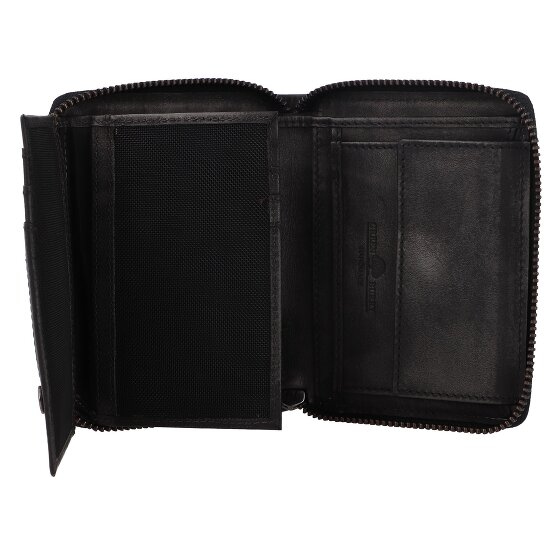 Greenburry Destressed Portemonnee RFID-bescherming Leer 13 cm