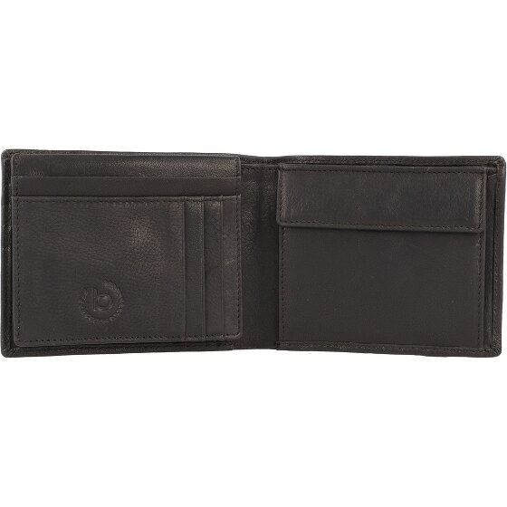 bugatti Geweven portefeuille leer 13 cm