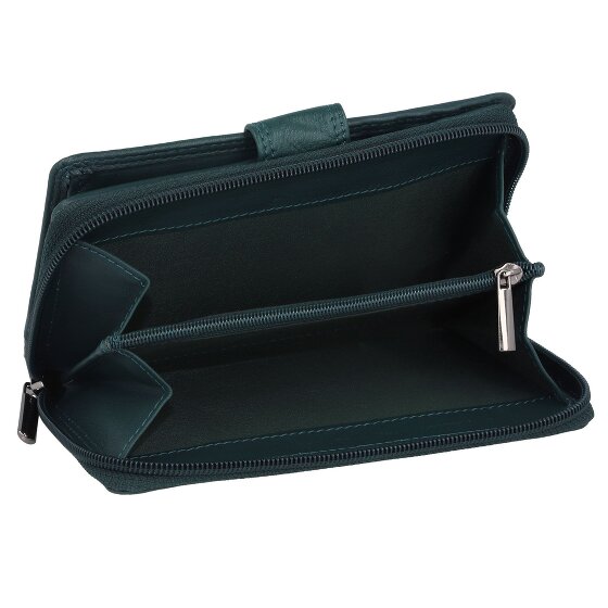 mano Donna Giulia Leren Portemonnee 10,5 cm