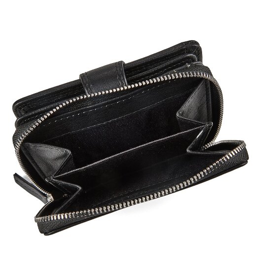 Greenburry Sponsachtig portefeuille leer 9 cm