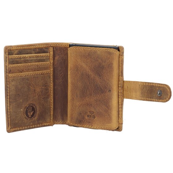 Greenburry Vintage Originele Portemonnee RFID Leer 8 cm