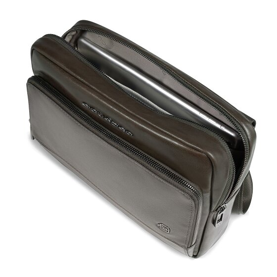 Piquadro Borsello Schoudertas Leer 27 cm