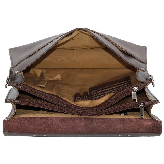 Burkely Vintage Dean aktetas leer 38 cm