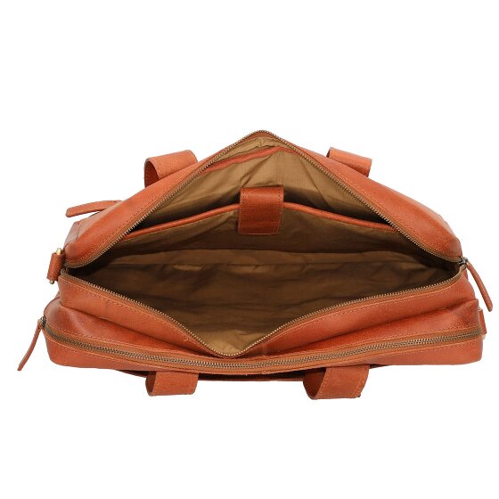 Burkely Vintage Jesse aktetas leer 42 cm laptop compartiment