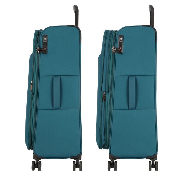 Stratic Fresh 4 wielen Trolley L 77 cm met uitbreidingsplooi