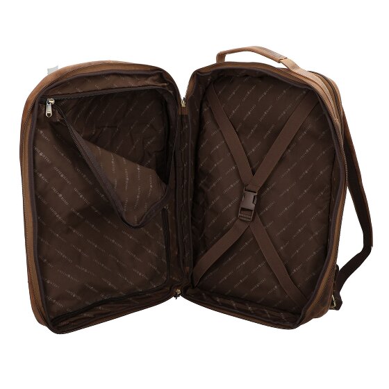 Greenburry Vintage reisrugzak leer 48 cm laptopvak