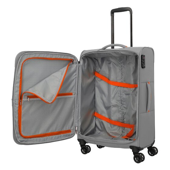 Travelite Umbria 4 wielen Trolley M 67 cm met uitbreidingsplooi