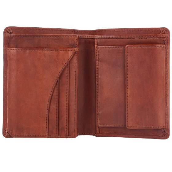 Greenburry Vintage Gewassen Leren Portemonnee 10 cm