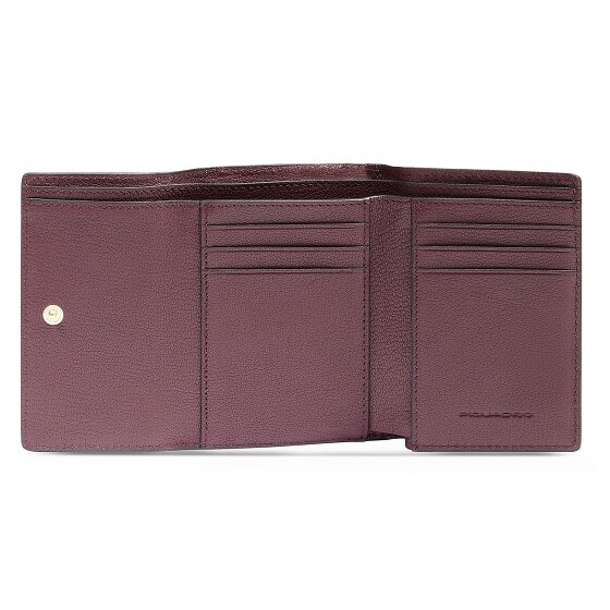 Piquadro Patricia Portemonnee RFID-bescherming Leer 9 cm