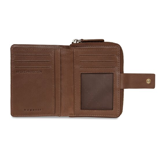 bugatti Noemi Portemonnee RFID-bescherming Leer 12 cm