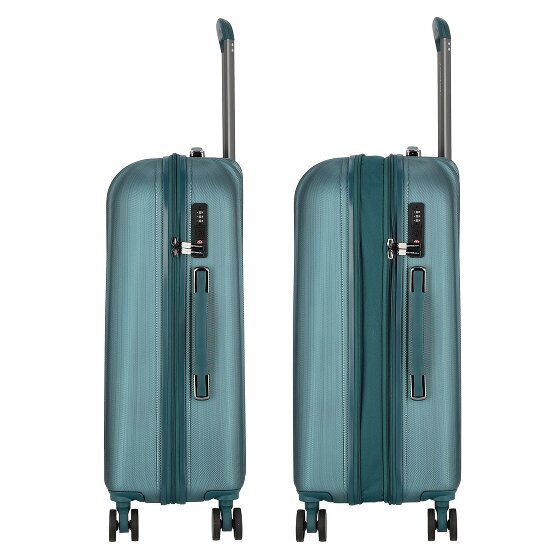 Polestream Moonrock 4 wielen Trolley M 69 cm met uitbreidingsplooi