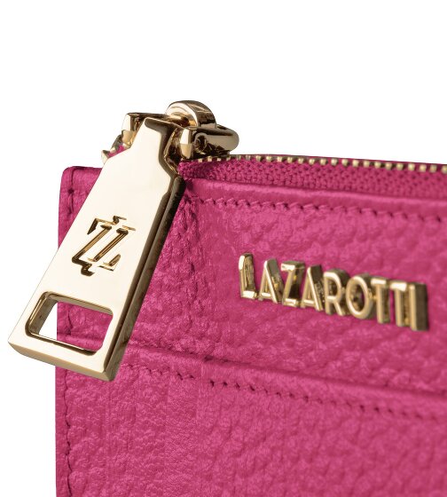 Lazarotti Bologna Leren sleutelhanger Kaarthouder leer 11,5 cm met air tag compartiment