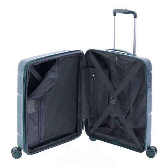 Gladiator 0800 4 wielen Trolley 55 cm met uitbreidingsplooi
