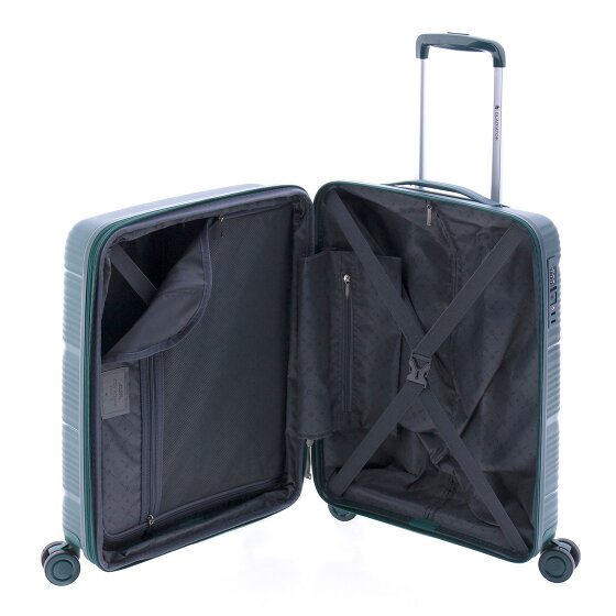 Gladiator 0800 4 wielen Trolley 55 cm met uitbreidingsplooi