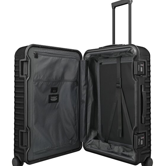 Titan Eternity Trolley met 4 wielen, Aluminium, 75 cm