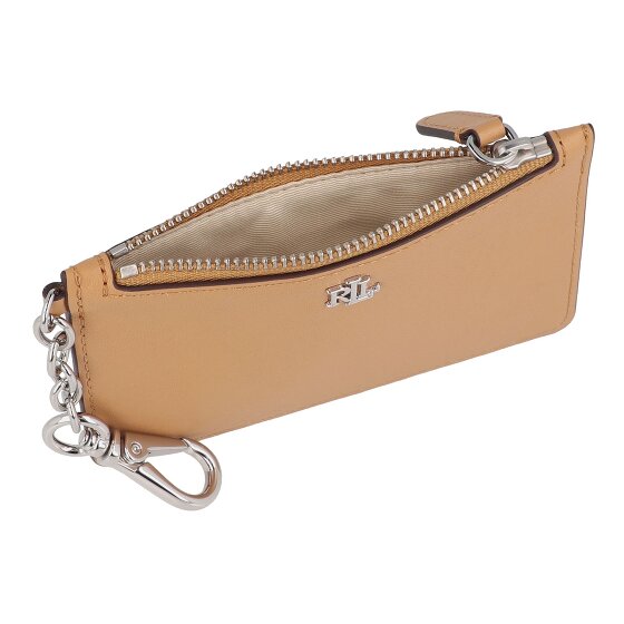 Lauren Ralph Lauren Zip Card Sleutel portemonnee Leer 13 cm