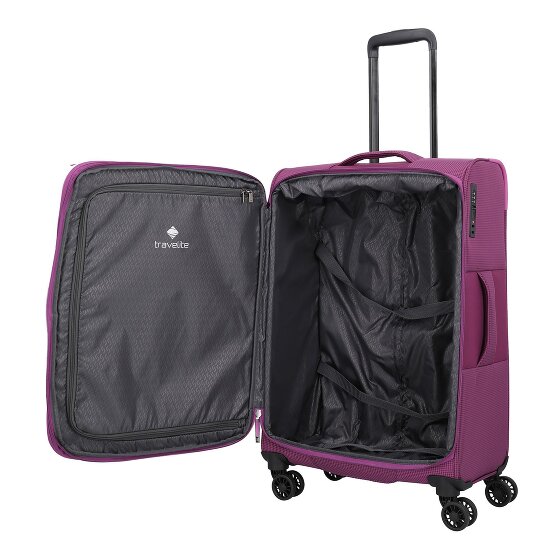 Travelite Corsiica 4 wielen Trolley M 67 cm met uitbreidingsplooi