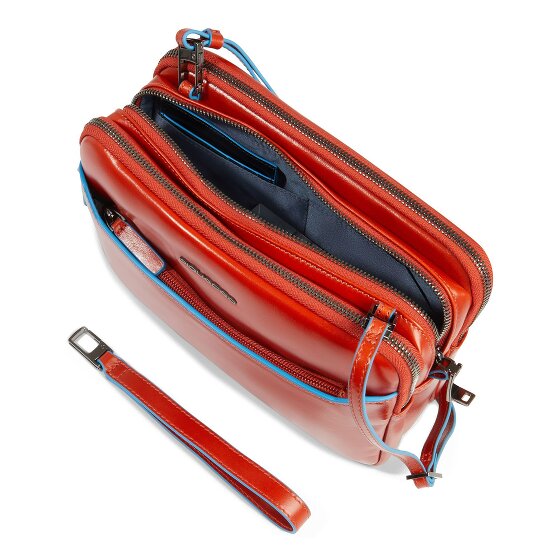 Piquadro Blue Square Schoudertas Leer 23 cm