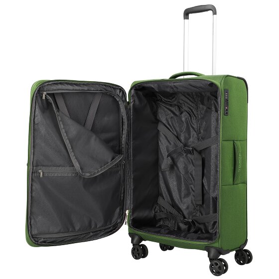 Travelite Cubis 4 wielen Kofferset 5-delig met uitbreidingsplooi