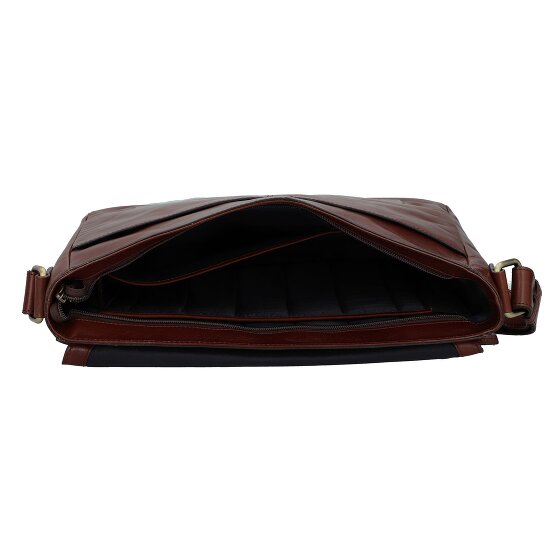 Leonhard Heyden Cambridge Messenger Leder 38 cm Laptopcompartiment