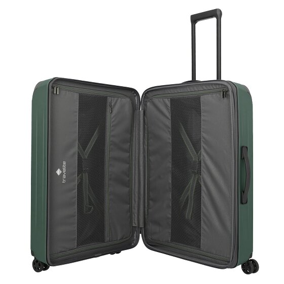 Travelite Dynamiic 4 wielen Trolley L 76 cm met uitbreidingsplooi