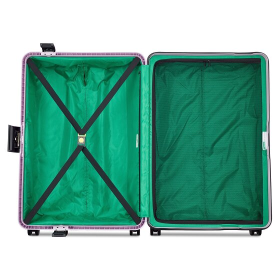 Delsey Paris x United Colors of Benetton Colour Block harde 4-wiel trolley 76 cm