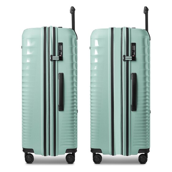 Farmhood Straw Edition 4 wielen Trolley 77 cm met uitbreidingsplooi