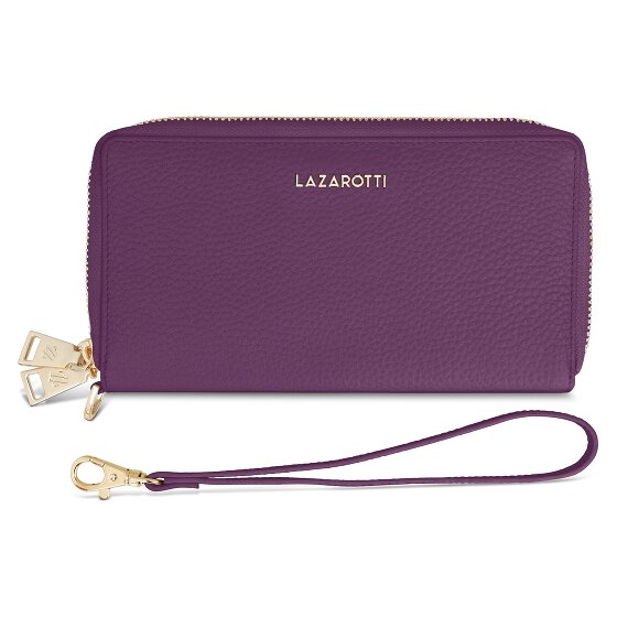 Lazarotti Bologna Leather Portemonnee RFID-bescherming Leer 20 cm