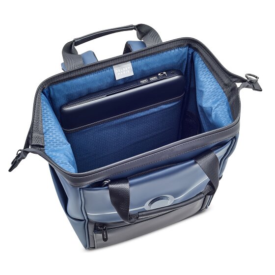 Delsey Paris Turenne Soft Dagrugzak RFID-bescherming 39 cm Laptop compartiment