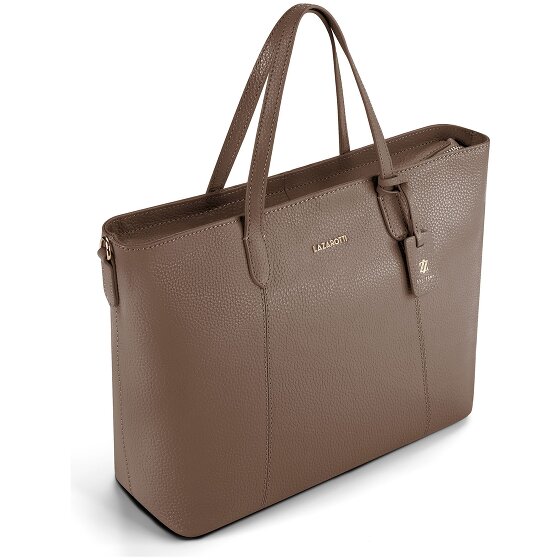 Lazarotti Bologna Leather Shopper Tas Leer 31 cm