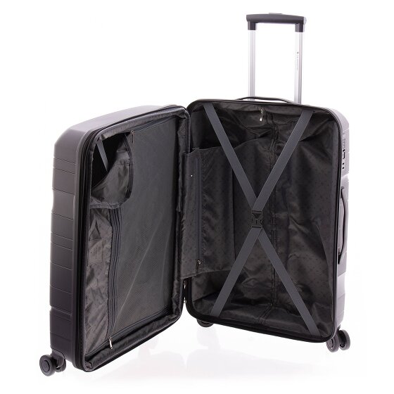 Gladiator 3800 4 wielen Trolley 67 cm met uitbreidingsplooi