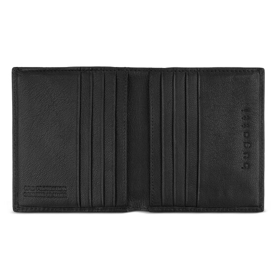 bugatti Black Magic Portemonnee RFID-bescherming Leer 10 cm