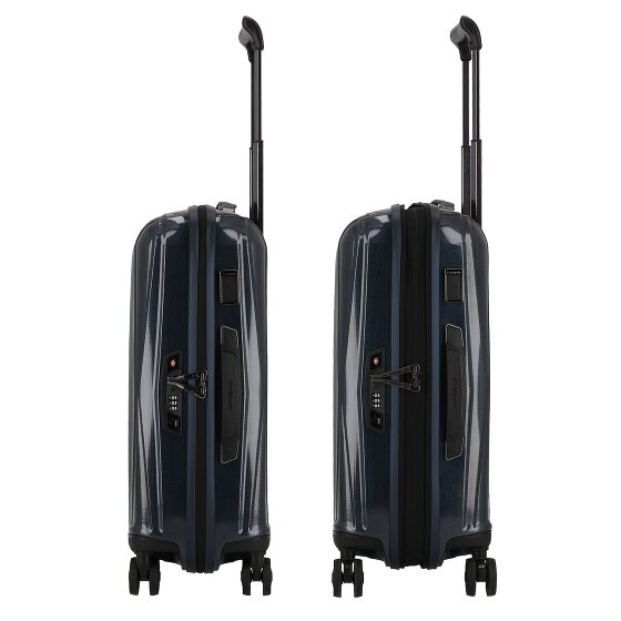 Samsonite Major-Lite 4 wielen Cabinewagen 55 cm met uitbreidingsplooi