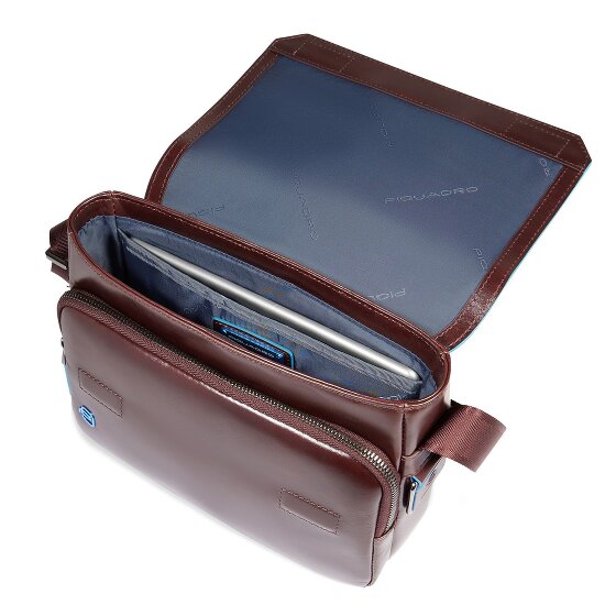 Piquadro Blue Square Boodschapper Leer 23 cm