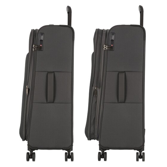 Stratic Fresh 4 wielen Trolley L 77 cm met uitbreidingsplooi