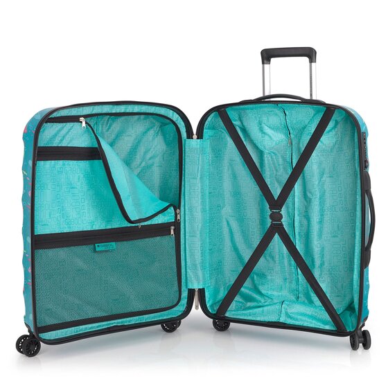 Gabol Acqua 4 wielen Trolley M 66 cm