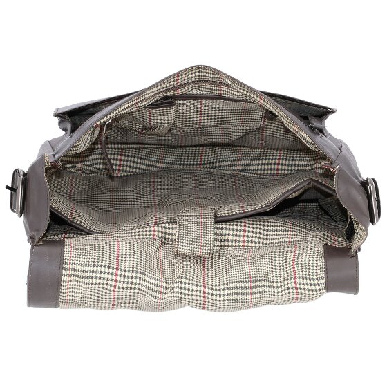 Pride and Soul Neo boodschappentas leer 33 cm laptopvak