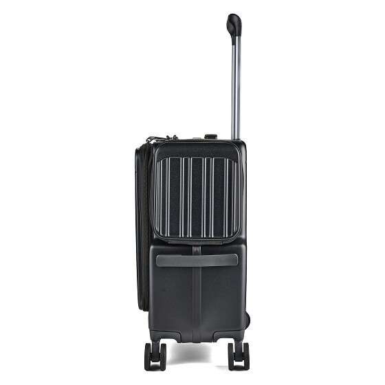 Piquadro PQ-Light 4 wielen Cabinewagen 55 cm Laptopvak