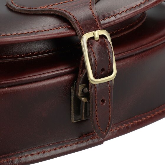 Mika Bonny schoudertas leer 23 cm